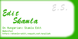 edit skamla business card